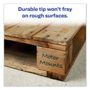 Avery MARKS A LOT Large Desk-Style Permanent Marker, Broad Chisel Tip, Blue, Dozen (8886)