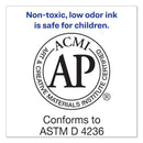 Avery MARKS A LOT Regular Desk-Style Permanent Marker, Broad Chisel Tip, Blue, Dozen (7886)