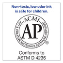 Avery MARKS A LOT Large Desk-Style Permanent Marker, Broad Chisel Tip, Blue, Dozen (8886)