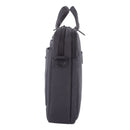 Swiss Mobility Cadence 2 Section Briefcase, Fits Devices Up to 15.6", Polyester, 4.5 x 4.5 x 16, Charcoal