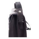 Swiss Mobility Milestone Briefcase, Fits Devices Up to 15.6", Leather, 5 x 5 x 12, Brown