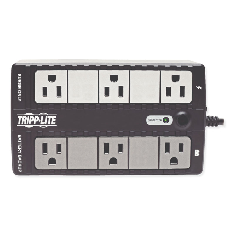 Tripp Lite Internet Office Ultra-Compact Desktop Standby UPS, 6 Outlets, 350 VA, 380 J
