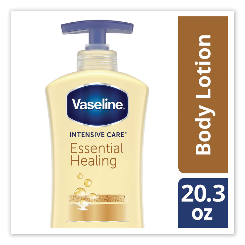 Vaseline Intensive Care Essential Healing Body Lotion, 20.3 oz, Pump Bottle