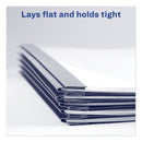 Avery Durable Clear Front Report Cover, Prong Fastener, 0.13" Capacity, 8.5 x 11, Clear/Blue, 25/Box