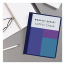 Avery Durable Clear Front Report Cover, Prong Fastener, 0.13" Capacity, 8.5 x 11, Clear/Blue, 25/Box