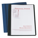 Avery Durable Clear Front Report Cover, Prong Fastener, 0.13" Capacity, 8.5 x 11, Clear/Black, 25/Box