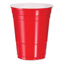 Dart Solo Plastic Party Cold Cups, 16 oz, Red, 50/Bag, 20 Bags/Carton