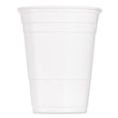 Dart Solo Party Plastic Cold Drink Cups, 16 oz to 18 oz, White, 50/Bag, 20 Bags/Carton