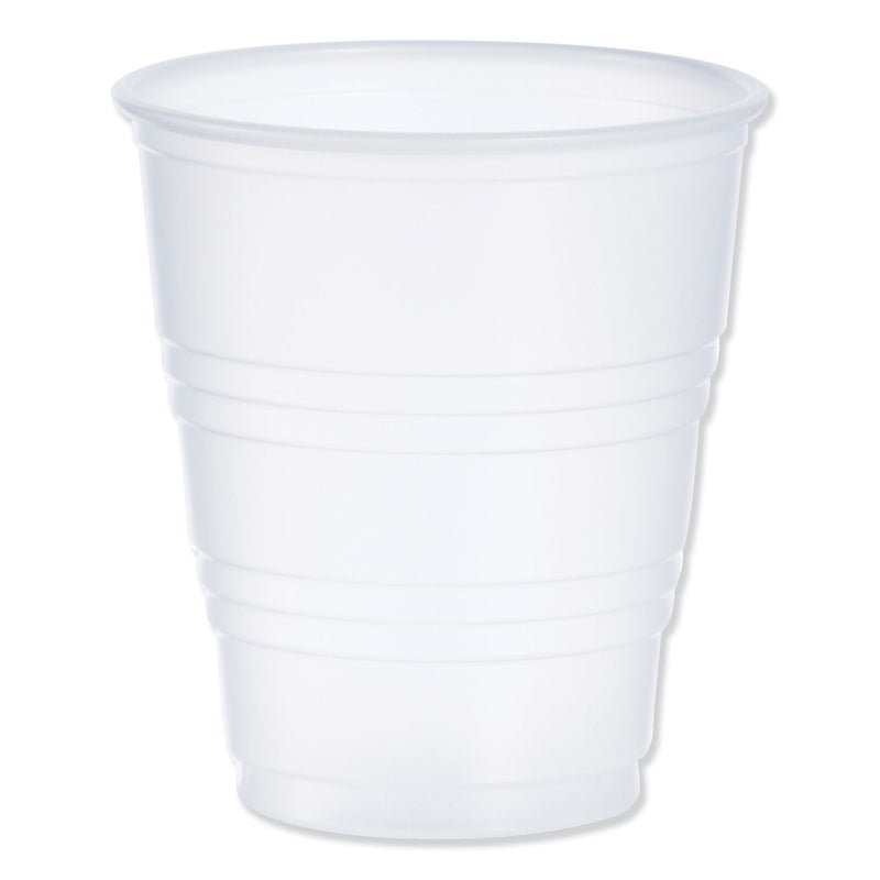 Dart High-Impact Polystyrene Cold Cups, 5 oz, Translucent, 100/Pack