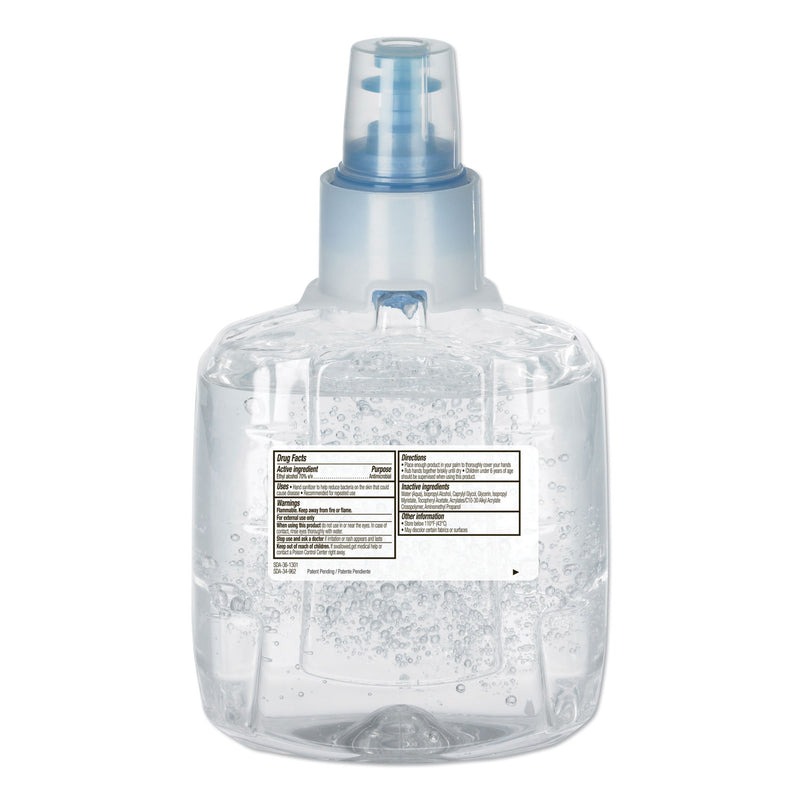 PURELL Advanced Hand Sanitizer Green Certified Gel Refill, For LTX-12 Dispensers, 1,200 mL, Fragrance-Free