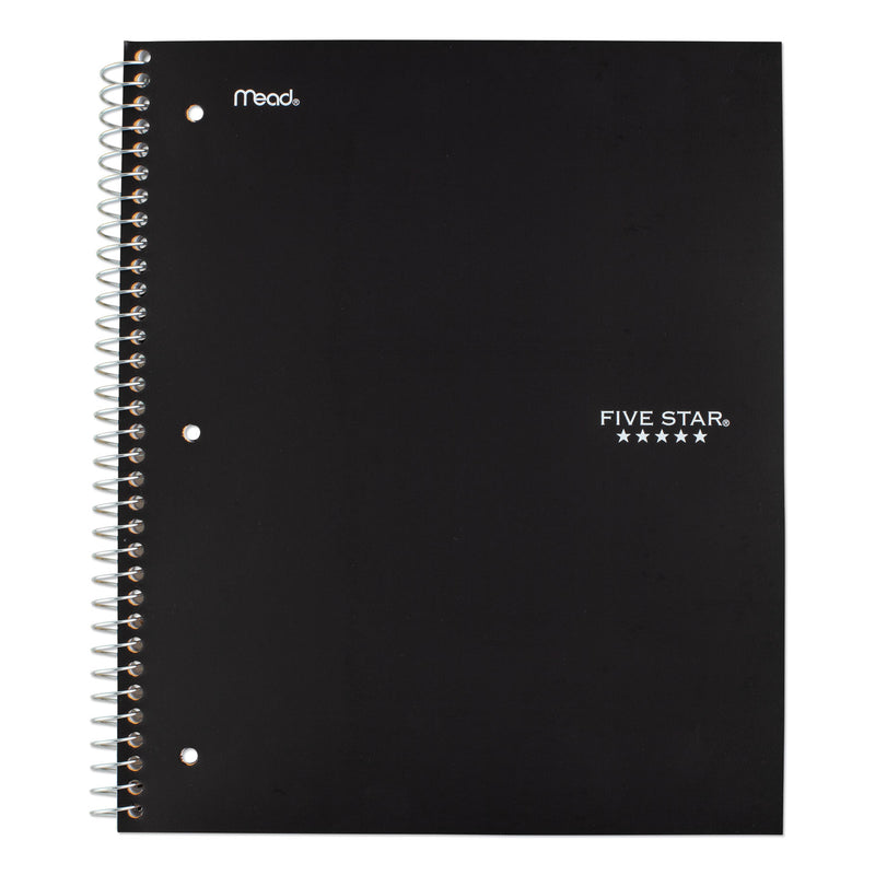 Five Star Wirebound Notebook, 5 Subject, 8 Pockets, Medium/College Rule, Randomly Assorted Covers, 11 x 8.5, 200 Sheets