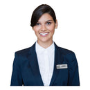 Avery The Mighty Badge Name Badge Inserts, 1 x 3, Clear, Laser, 20/Sheet, 5 Sheets/Pack