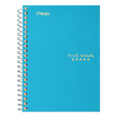 Five Star Wirebound Notebook, 1 Subject, Medium/College Rule, Randomly Assorted Covers, 7 x 4.38, 100 Sheets