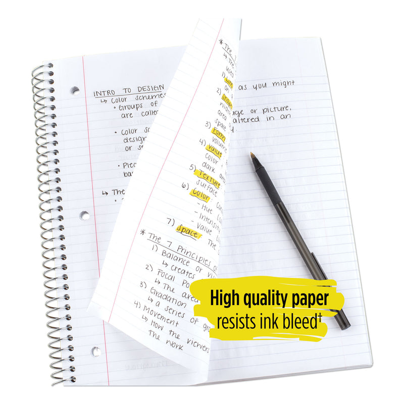 Five Star Wirebound Notebook, 5 Subject, 8 Pockets, Medium/College Rule, Randomly Assorted Covers, 11 x 8.5, 200 Sheets