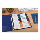Avery Customizable Table of Contents Ready Index Dividers with Multicolor Tabs, 5-Tab, 1 to 5, 11 x 8.5, Translucent, 1 Set