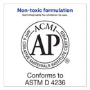 Avery Permanent Glue Stic Value Pack, 0.26 oz, Applies Purple, Dries Clear, 6/Pack