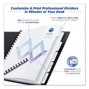 Avery Customizable Print-On Dividers, Unpunched, 5-Tab, 11 x 8.5, White, 5 Sets