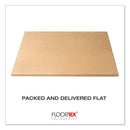 Floortex Cleartex Unomat Anti-Slip Chair Mat for Hard Floors/Flat Pile Carpets, 60 x 48, Clear