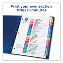 Avery Customizable TOC Ready Index Multicolor Tab Dividers, 31-Tab, 1 to 31, 11 x 8.5, White, Traditional Color Tabs, 1 Set