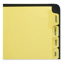 Avery Preprinted Laminated Tab Dividers with Gold Reinforced Binding Edge, 12-Tab, Jan. to Dec., 11 x 8.5, Buff, 1 Set