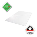 Floortex Cleartex Ultimat Polycarbonate Chair Mat for Hard Floors, 48 x 60, Clear