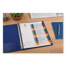 Avery Customizable Table of Contents Ready Index Dividers with Multicolor Tabs, 15-Tab, 1 to 15, 11 x 8.5, Translucent, 1 Set