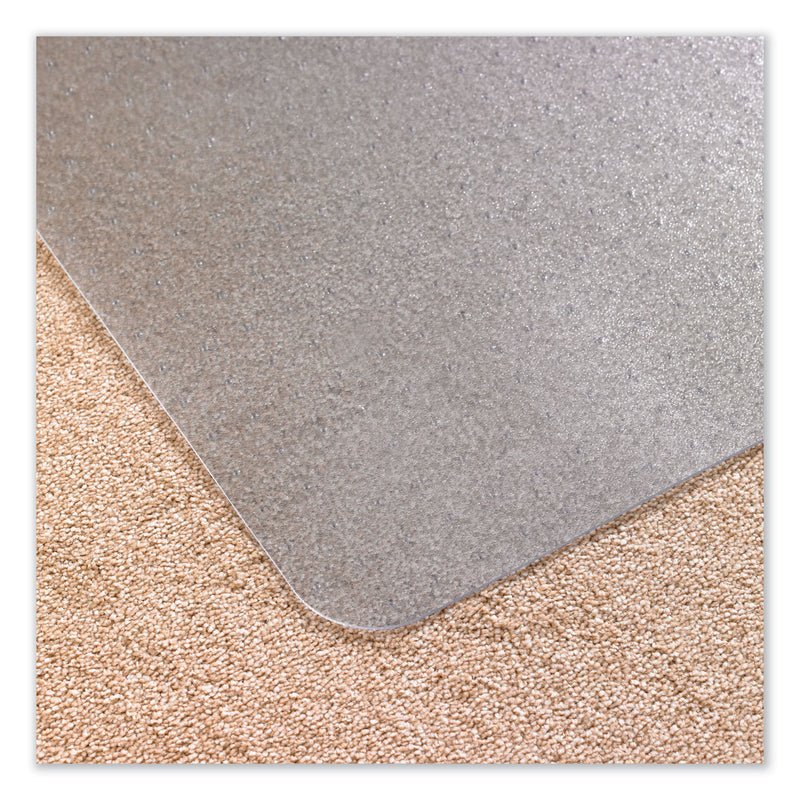 Floortex Cleartex Ultimat XXL Polycarb. Square General Office Mat for Carpets, 60 x 60, Clear