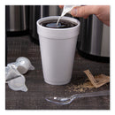 Dart Foam Drink Cups, 16 oz, White, 25/Bag, 40 Bags/Carton