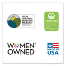 ES Robbins Natural Origins Chair Mat for Carpet, 46 x 60, Clear