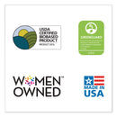 ES Robbins Natural Origins Chair Mat For Carpet, 36 x 48, Clear