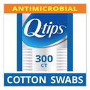 Q-tips Cotton Swabs, Antibacterial, 300/Pack