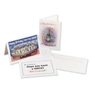 Avery Half-Fold Greeting Cards with Matching Envelopes, Inkjet, 85 lb, 5.5 x 8.5, Matte White, 1 Card/Sheet, 30 Sheets/Box