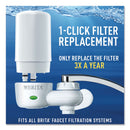 Brita On Tap Faucet Water Filter System, White