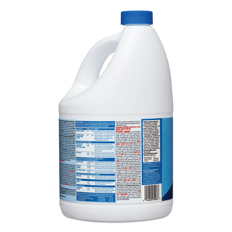 Clorox Concentrated Germicidal Bleach, Regular, 121 oz Bottle