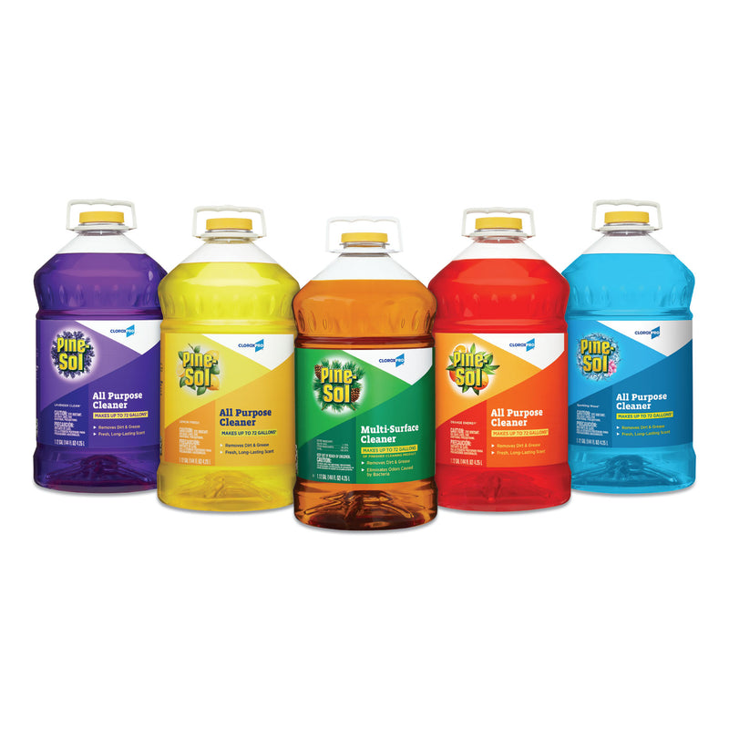 Pine-Sol All Purpose Cleaner, Lemon Fresh, 144 oz Bottle, 3/Carton