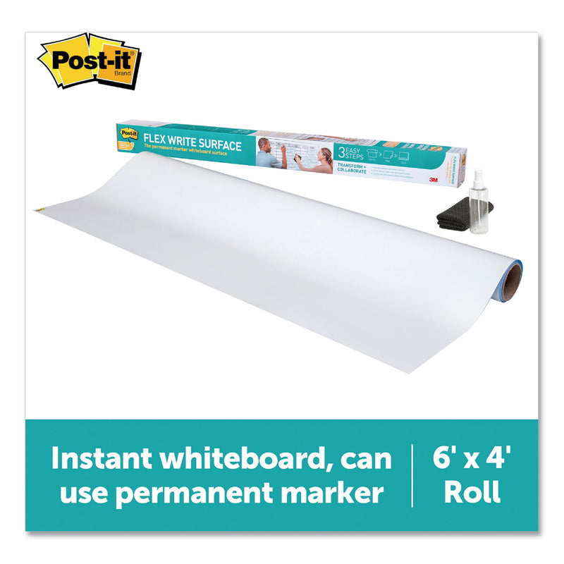 Post-it Flex Write Surface, 72" x 48", White