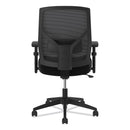 HON VL581 High-Back Task Chair, Supports Up to 250 lb, 18" to 22" Seat Height, Black