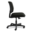HON Volt Series Leather Task Chair with Synchro-Tilt, Supports Up to 250 lb, 18" to 22.25" Seat Height, Black