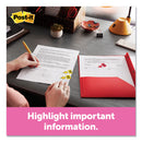 Post-it Page Flags in Desk Grip Dispenser, 1 x 1.75, Yellow, 200/Dispenser