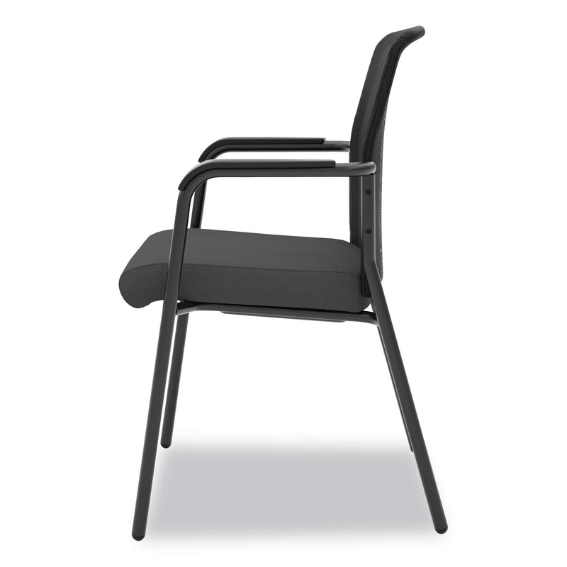 HON VL518 Mesh Back Multi-Purpose Chair with Arms, Supports Up to 250 lb, Black