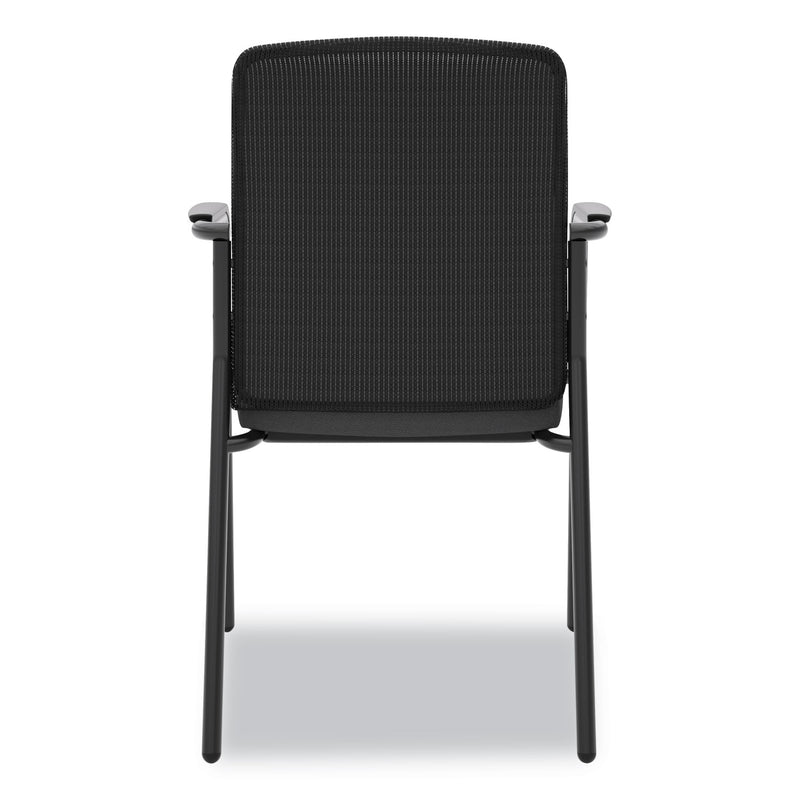 HON VL518 Mesh Back Multi-Purpose Chair with Arms, Supports Up to 250 lb, Black
