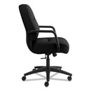 HON Pillow-Soft 2090 Series Managerial Mid-Back Swivel/Tilt Chair, Supports Up to 300 lb, 17" to 21" Seat Height, Black