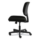 HON Volt Series Leather Task Chair with Synchro-Tilt, Supports Up to 250 lb, 18" to 22.25" Seat Height, Black