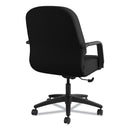 HON Pillow-Soft 2090 Series Managerial Mid-Back Swivel/Tilt Chair, Supports Up to 300 lb, 17" to 21" Seat Height, Black