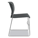 HON Olson Stacker High Density Chair, Supports Up to 300 lb, Lava Seat/Back, Chrome Base, 4/Carton