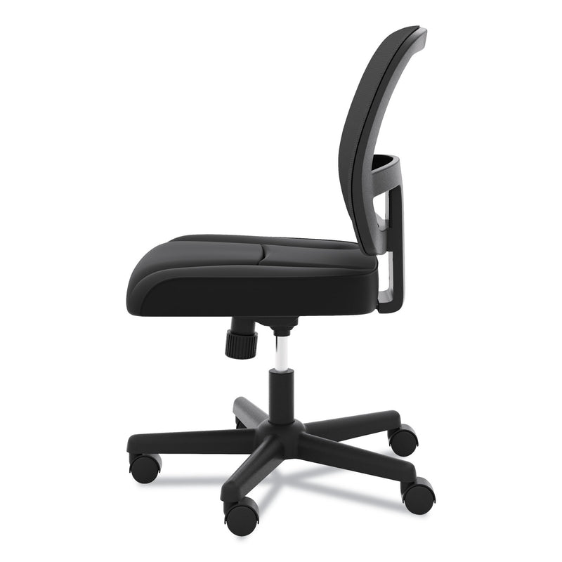 HON ValuTask Mesh Back Task Chair, Supports Up to 250 lb, 15" to 19" Seat Height, Black