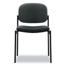 HON VL606 Stacking Guest Chair without Arms, Supports Up to 250 lb, Charcoal Seat/Back, Black Base