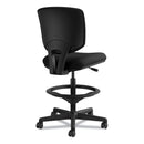 HON Volt Series Adjustable Task Stool, Supports Up to 275 lb, 22.88" to 32.38" Seat Height, Black