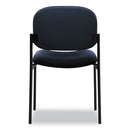 HON VL606 Stacking Guest Chair without Arms, Supports Up to 250 lb, Navy Seat/Back, Black Base