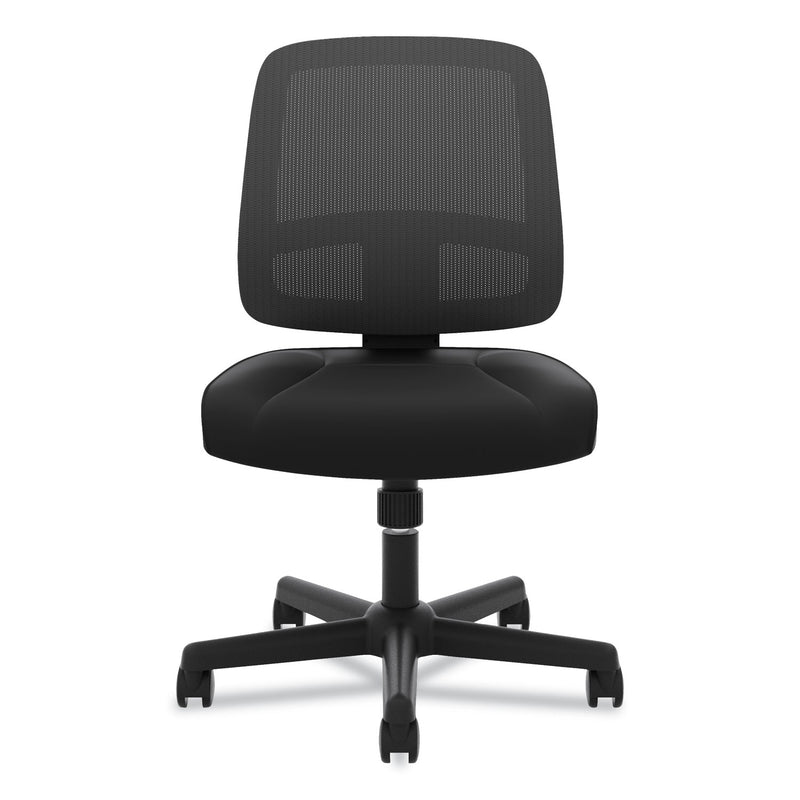 HON ValuTask Mesh Back Task Chair, Supports Up to 250 lb, 15" to 19" Seat Height, Black